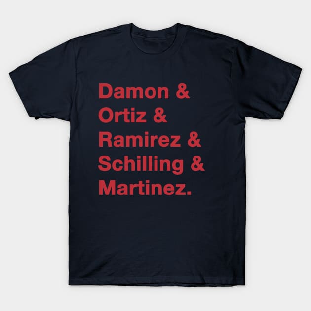 2004 Boston Red Sox T-Shirt by IdenticalExposure